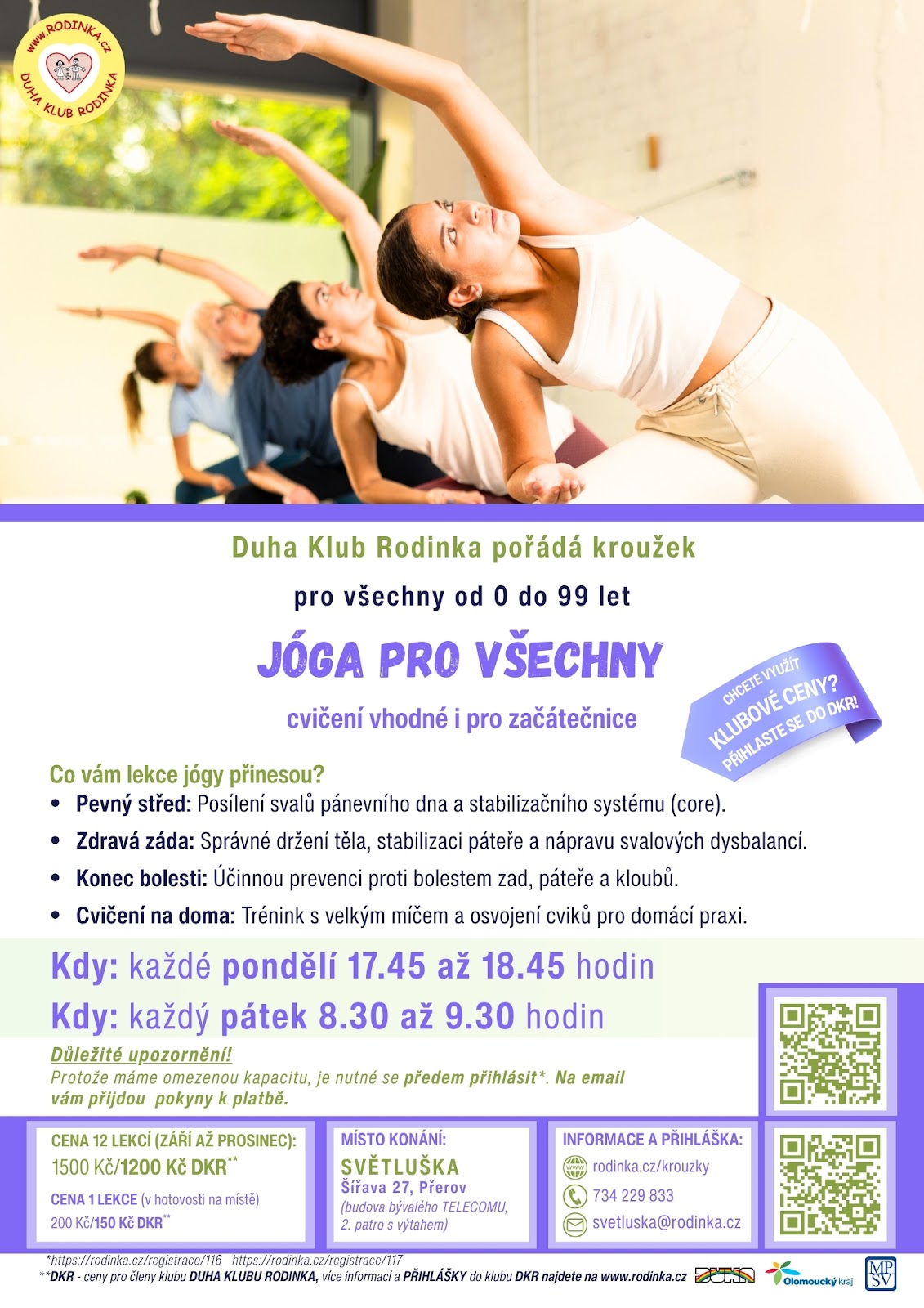 Let&aacute;k Joga pro vsechchny