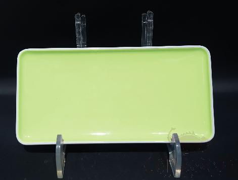 G157 Series 6.5" Rectangular Towel Plate-Green