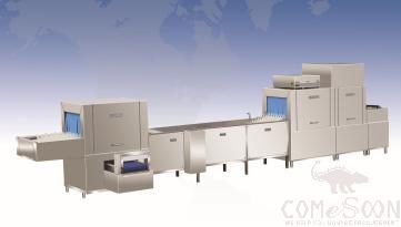 Conveyor Type Dishwasher 8250*1350*1930mm