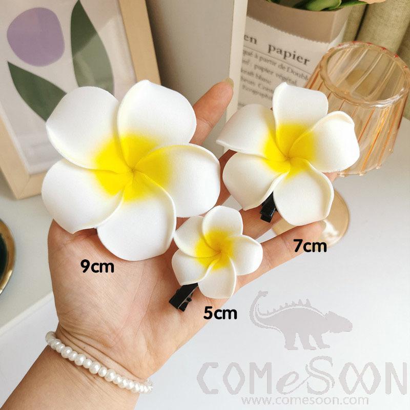 Egg Flower Hair Clip, L5*W5*H2 cm