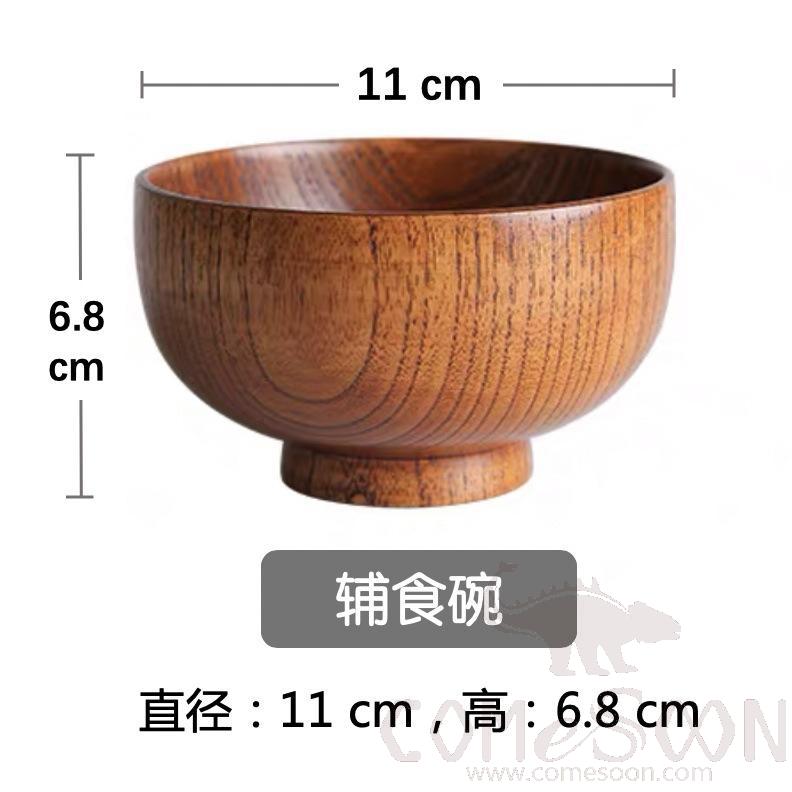 Wooden Rice Bowl Φ11*H6.8cm