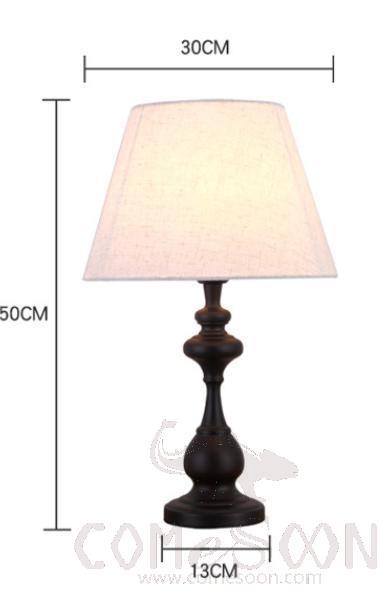 Table Lamp-D30*H50cm-Button Switch