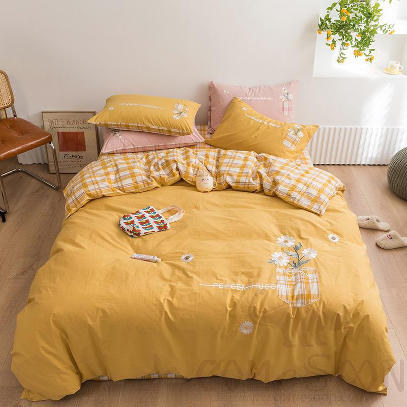 Bed Linens, Cotton, 4 Piece Set(for W150&180 cm Bed)