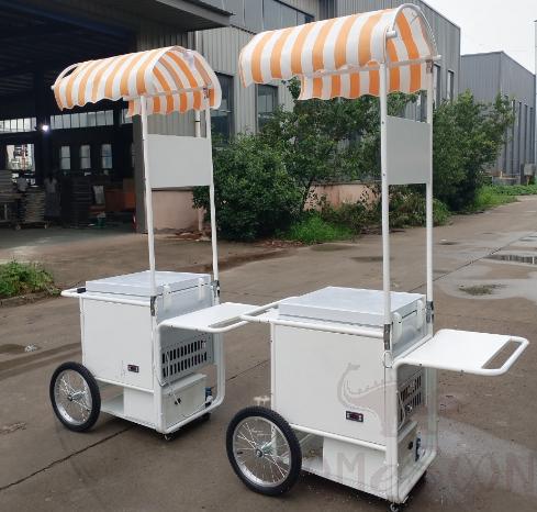 Ice Cream Cart/trolley, 50L, L1200*W720*H2150mm