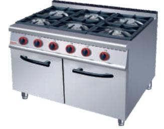 6-Burner Gas Range 1050×700×(850+ 70)mm product image