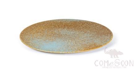 Wheat Field 11.5" Embossed Flower Flat Plate