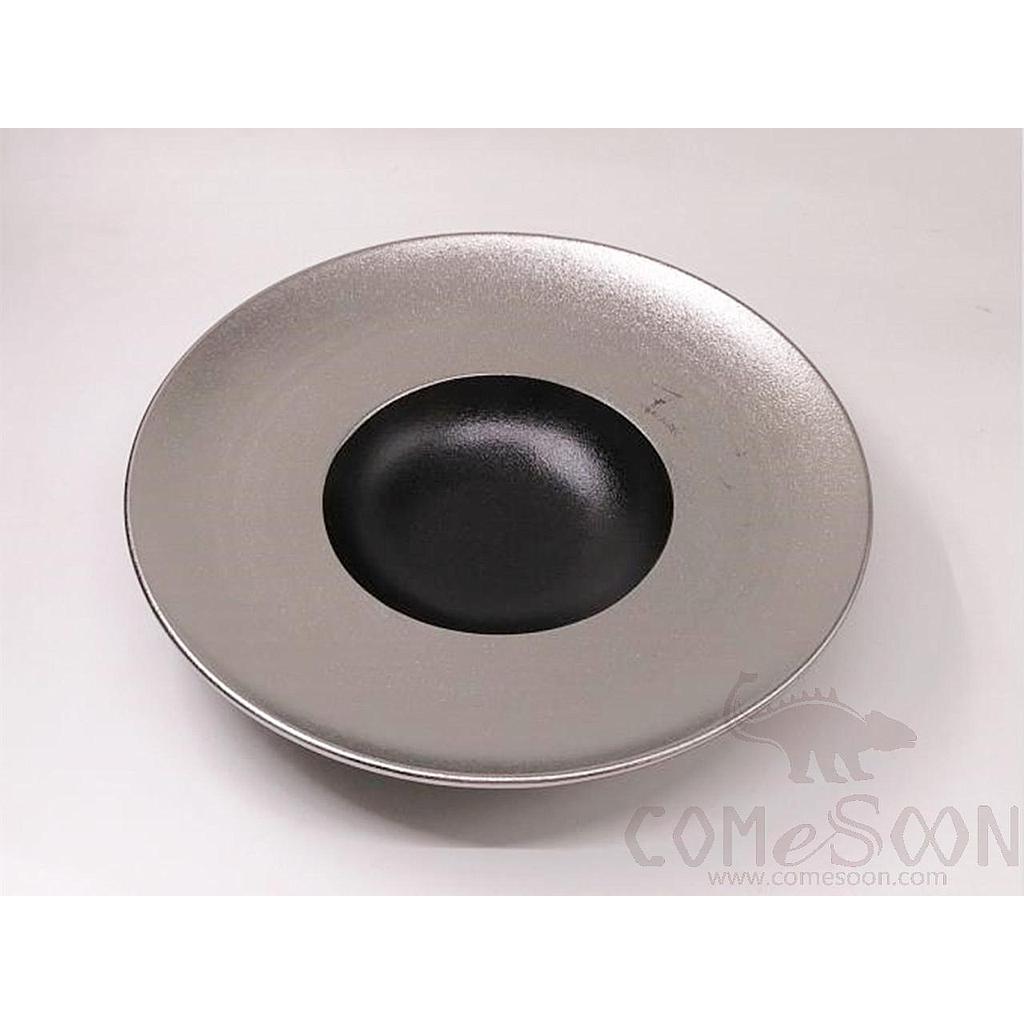 Electroplated Silver 11" Straw Hat Plate product image