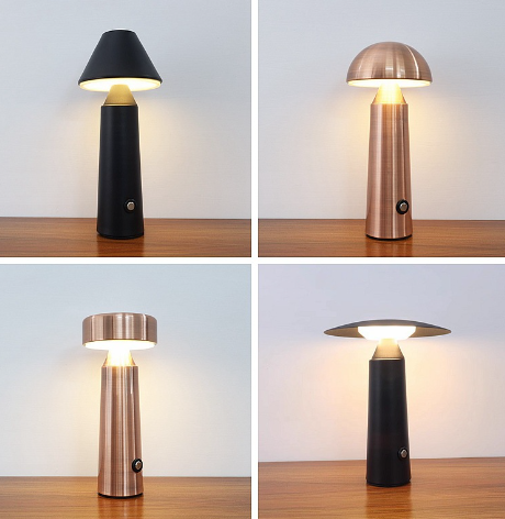 Metal Desk Lamp - White or Warm White/ 100204, D90*210mm