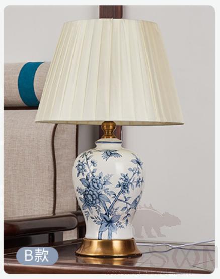 Table Lamp-D33*H54cm-Button Switch