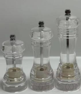 Pepper Mill, Acrylic, 4", D5.1*H10.2cm