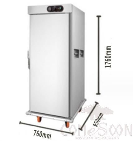 Electric Food Warmer 11 Layers, Ss 304, 760*950*1760mm
