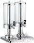 Cylindrical Double Juice Dispenser, 6lx2, 850x350x600mm