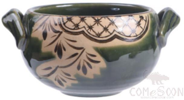 Weave Pineapple Flower Little Binaural Bowl, 14*6.5cm, 350ML