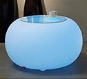 Led Table, PE Plastic, Diameter 68* H41 cm
