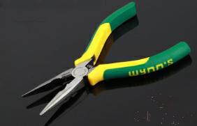 Long Nose Pliers 6", Cr-v Chrome Vanadium Steel+ PP & Tpr Handle