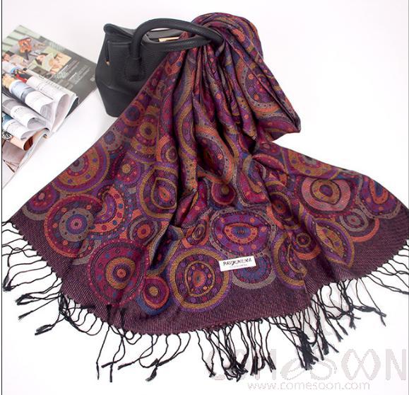 Shawls-70*190cm, 30% Rayon+ 70% Polyester