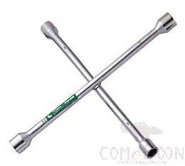 Cross Socket Wrench 17-19-21-23mm, Cr-v Chrome Vanadium Steel
