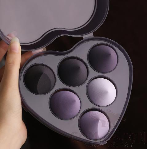 Beauty Blender in a Box Set of 6, Non-Latex, Purple