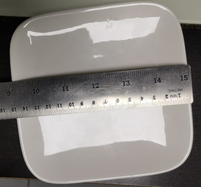 Customized Square Plate 6" (Moq=60k)