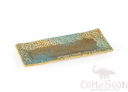 Wheat Field 8.5" Annual Ring Embossed Sushi Plate