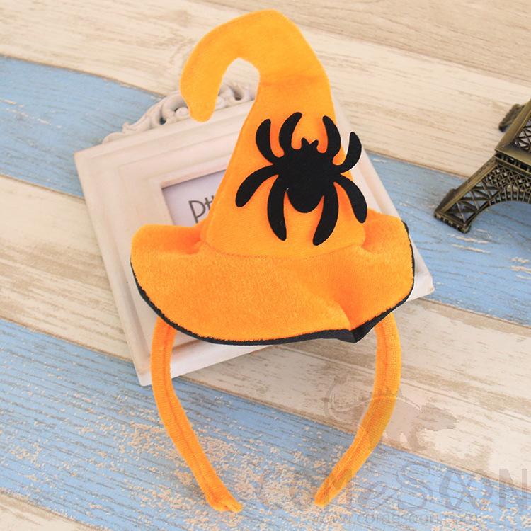 Spider Pumpkin Headband, 26*13cm