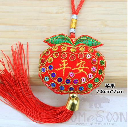Chinese Knot, Embroidery+ Fabric, L7.8*W7cm product image