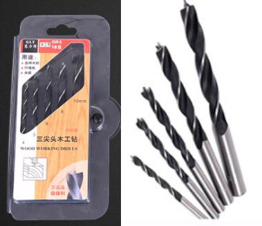 Straight Shank Twist Drill Bit for Wood 5pcs