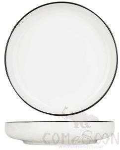 Black Edge Series 8" Soup Plate