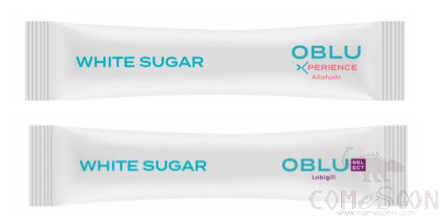 White Sugar Pack 5G W/logo, 10*2.5cm