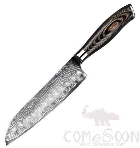 Wn112 Damascus Series Damascus Series Japanese Chef's Knife 7"