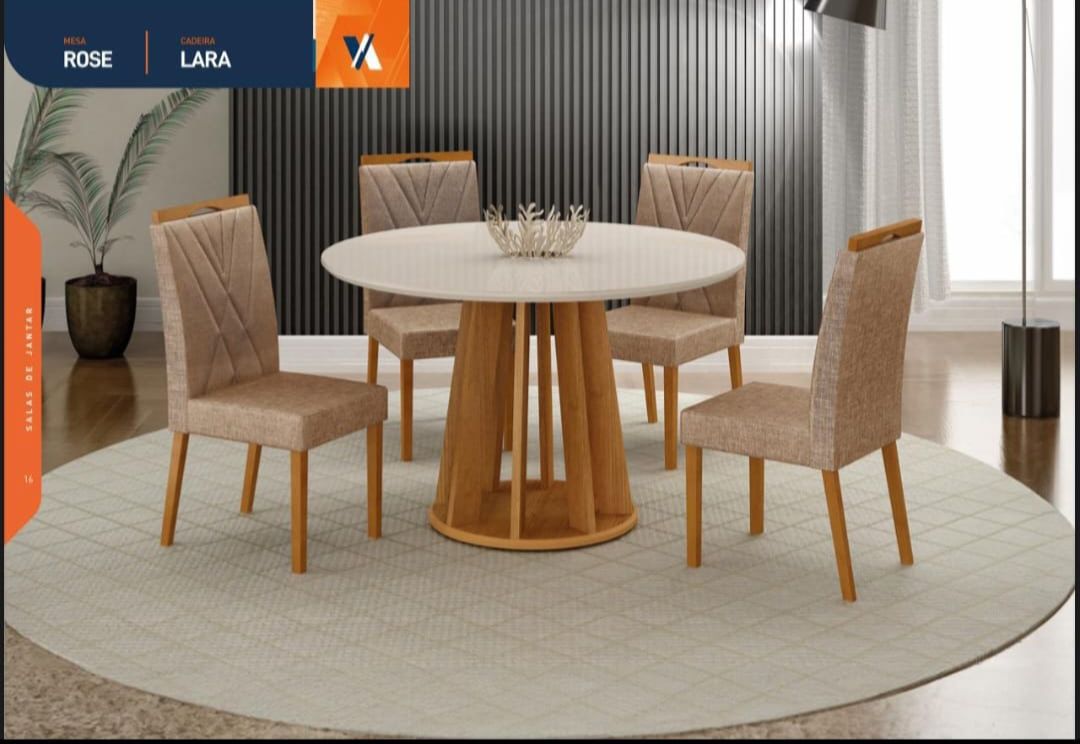 Mesa 4cadeiras Lara