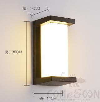 Waterproof Wall Light-30w, 3000/4000/6000k, 300*140*140 product image