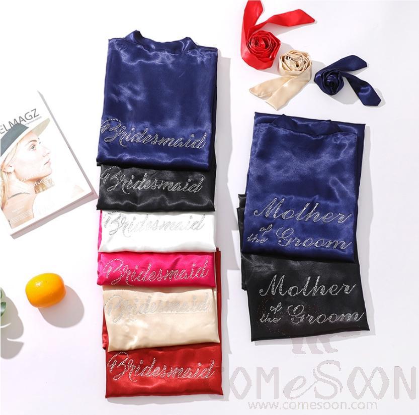Bridesmaid Solid Color Bridesmaid Bathrobe