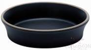 11.3" Steel Basin (Moq 100 Pieces), Matte Black Orange Border, Mf, 287*287*63mm product image