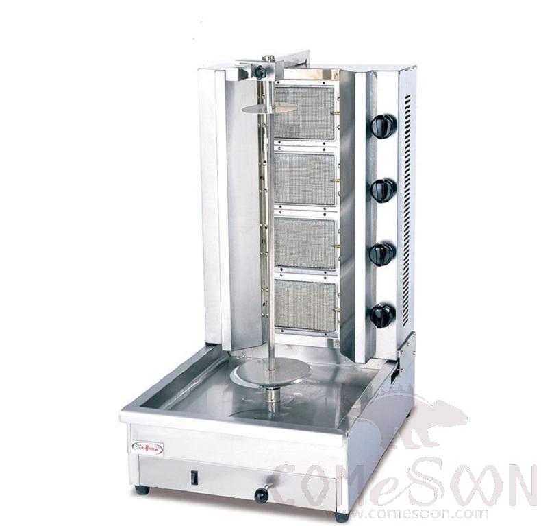 Gas Kebab Machine, Four Burners, L540*W630*H950mm