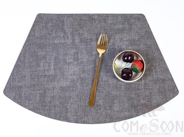 Fabric Scalloped Table Runner, Pu, L48*W31cm