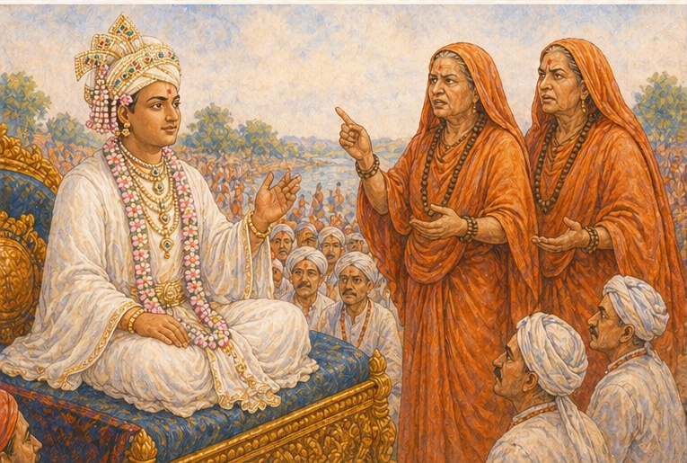 Arguing with Shree Hari