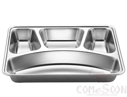 Plate *4-Grid, Ss201, L28*W22*H4cm product image