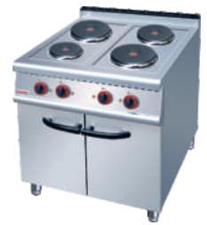 4-Burner Electric Range 800×900×(850+ 70)mm product image