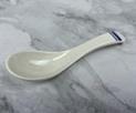 Spoon, Porcelain White Decal Blue Retro Circle Flower, Mf, 145.6*40.6*27.8mm