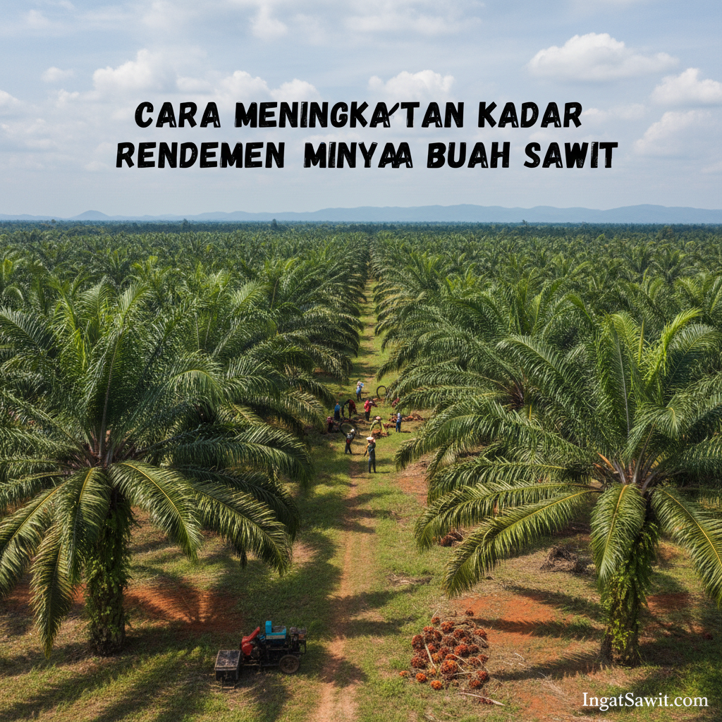 Cara Meningkatkan Kadar Rendemen Minyak pada Buah Sawit
