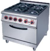4-Burner Gas Range with Oven 700×700×(850+ 70)mm product image