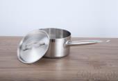 04 Single Handle Saucepan with Composite Bottom Steel Lid, 201 Ss, Ø16cm product image