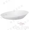 7.1" Slanted Oval Cold Plate Plate, White, Mf, 180*178*37mm product image