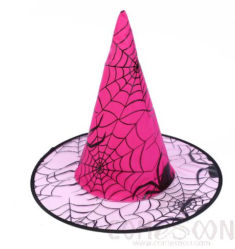 Halloween Children Adult Costume Party Hat, Equal Size, Pink
