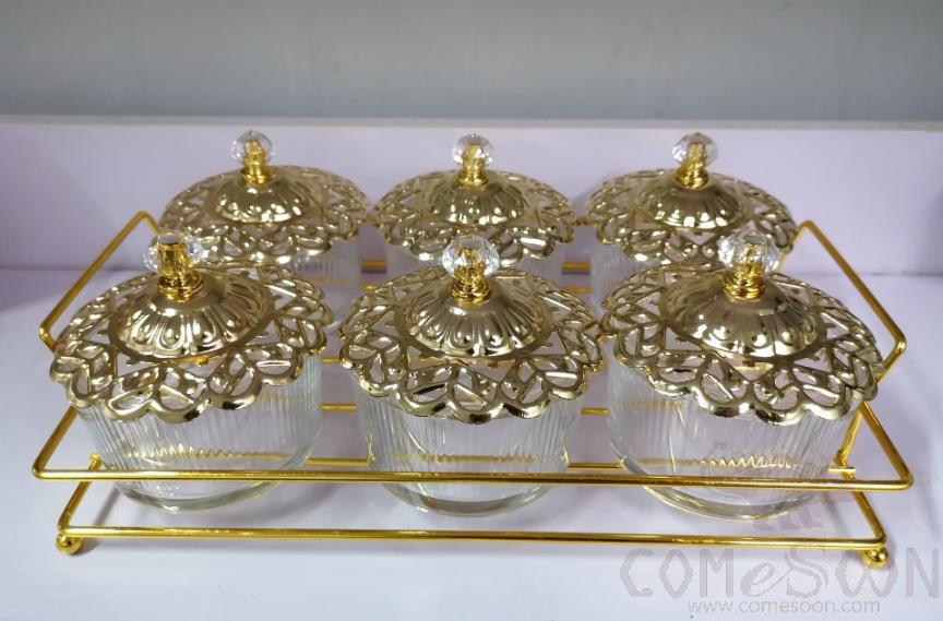 Glass Snack Plate