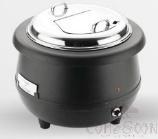 813 Series Electric Soup Warmer, S.s. Lid & Water Jacket, with Soup Ladle, 10ltr / 10.5u.s.qt, 220v Ac, 50hz, 380w