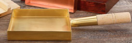 Japanese Tamago-Yaki Pan, Brass, 23*23cm