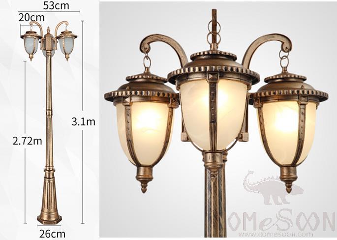 Pillar Lights, H285 cm