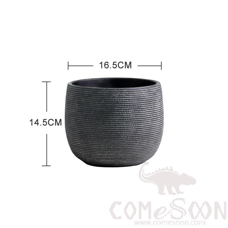 Vase, Concrete, Φ16.5*H14.5cm